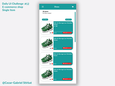 #DailyUI Challenge #12 app daily 100 challenge daily ui dailyui design ecommerce hierarchy shoes shop uidesign uidesigner uxdesign uxdesigner uxui uxuidesigner