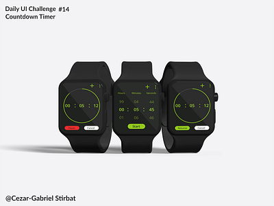 #DailyUI Challenge #14 app countdown daily 100 challenge dailyui design end user smartwatch smartwatch ux uidesign user centered design user interface ux research uxdesign uxui uxuidesigner