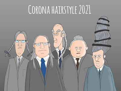 Corona hairstyle 2021 childrens illustration design illustration illustration art