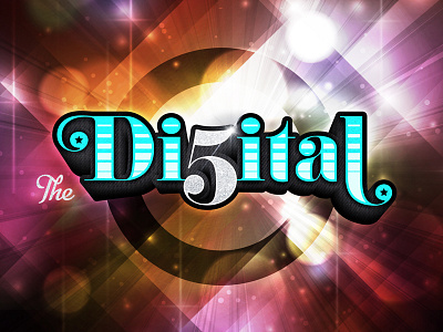 The Digital 5 boy band digital 5 digital paper logo paper promotional concept unused but not unloved