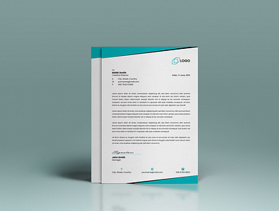 Letterhead graphic design letterhead stationary