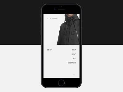 KPTL blur clear iphone minimal mobile promo red site ui ux web white