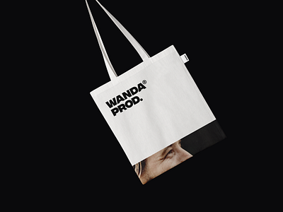 Shopping bag. Wanda bag brand branding icon identity illustration logo mark promo typography