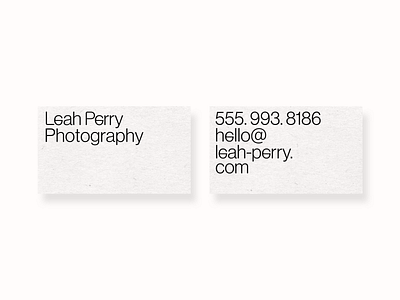 Leah Perry brand branding businesscard card identity identity branding illustration logo minimal mockup typography vector