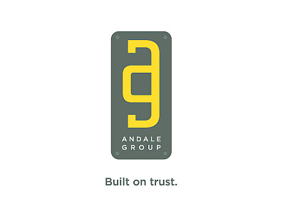 Andale Group ad advertisement branding collateral construction design graphic identity logo marketing