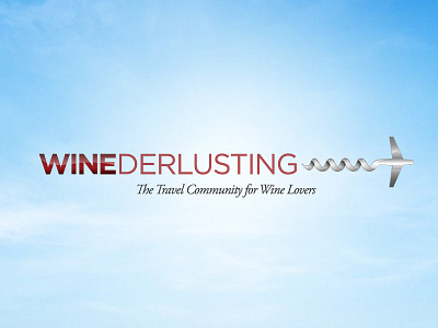 Winederlusting adventure design identity imagery creative logo travel wine winederlusting