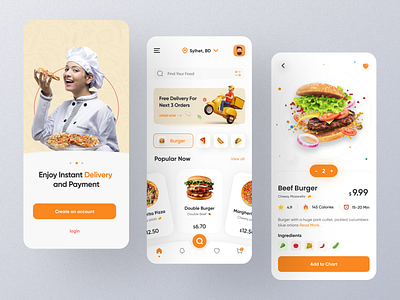 Food Delivery App Concept