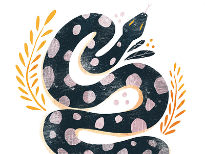 Snake / Inktober 2019 drawing illustration illustration art illustrator inktober inktober2019 procreate snake