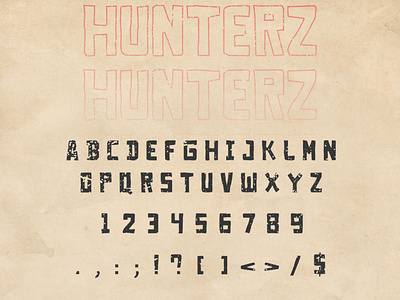 Hunterz Free Font