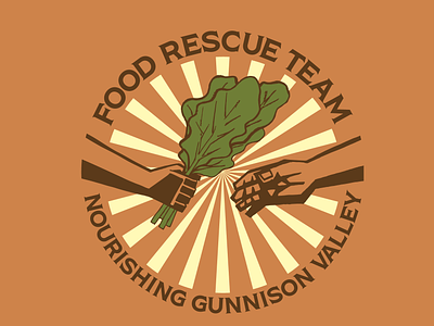 Food Rescue Team food food security hands illustration kale local mountain nourishing project radial rescue roots team