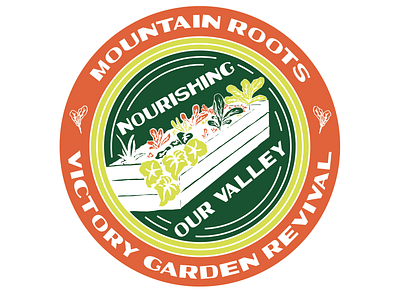 Victory Garden Revival cold climate colorado food garden gardener gardening gardens growing gunnison illustration mountain nourishing project raised bed revival roots valley vegetables veggies victory