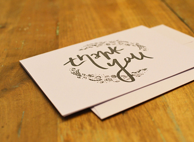 Letterpress Thank You Cards card design handmade illustration lettering letterpress organic printed printmaking tallahassee thank you thanks typography