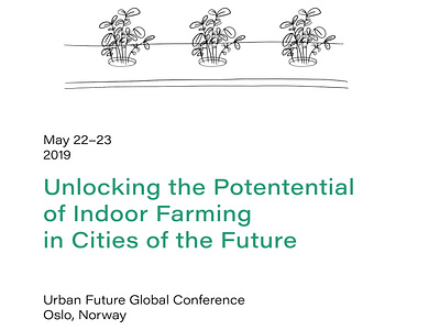 Vertical Farming Poster from Oslo 2019