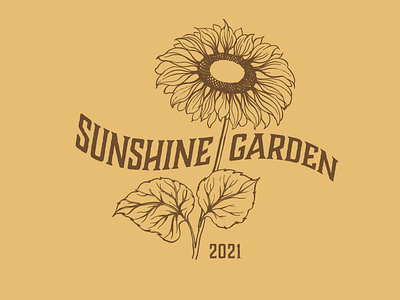 Sunshine Garden Tee agriculture brown collaboration colorado crested butte farming flower food garden growing gunnison project rec center recreation shirt sunflower sunshine yellow