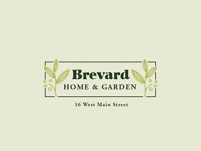 Brevard Home & Garden Branding Idea