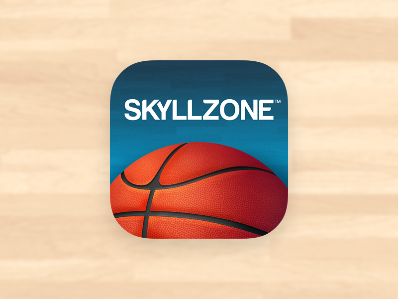 Skyllzone Basketball iOS App Icon basketball ios app icon sports fantasy team ios7