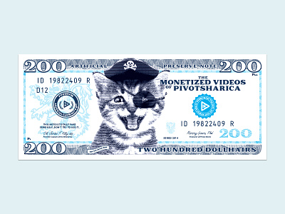Stupid Pirate Kitten Money cat kitten money pirate pivotshare promo vidcon