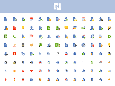 NetSuite File Type & Action Icon Family