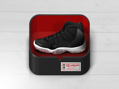 Shoebox App Icon app apple hightop icon ios ipad iphone laces shoebox sneakers