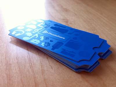 Ticket Business Card-Printed