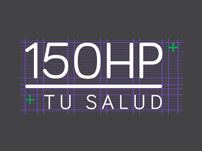 150HP brand identity logo