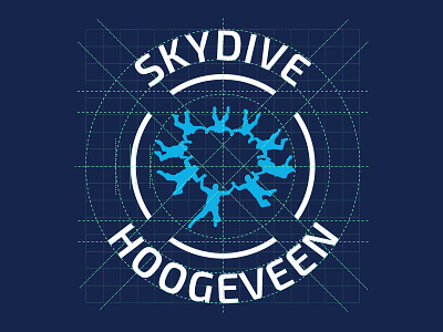 Skydive Hoogeveen Logo concept