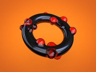 Abstract Circle WIP c4d cinema 4d circle concept orange red