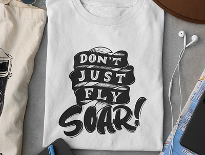 Don't Just Fly SOAR branding cute design funny illustration