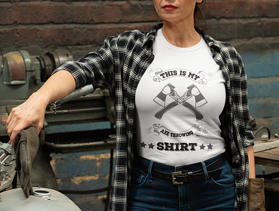 Axe Throwing Shirt axe t shirt cute design fiverr funny illustration t shirt t shirt designer trendy design vector