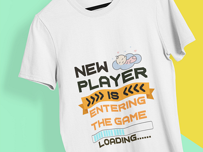 New Pregnency Funny Gaming T-shirt