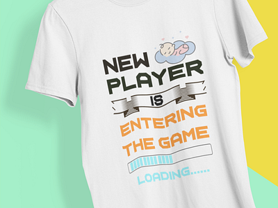 New Pregnency Funny Gaming T-shirt