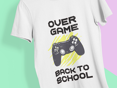 Game Over Back To School back to school design illustration school