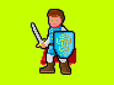 Prince art card character game pixel