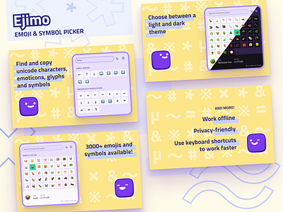Ejimo – Emoji and symbol picker