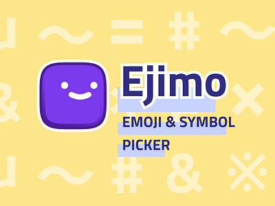 Ejimo – Emoji and symbol picker