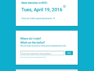 Voting Information UI