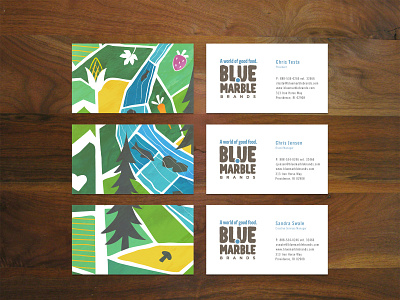 Blue Marble Business Cards