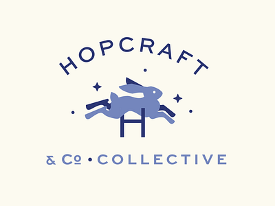 Hopcraft Co Logo beauty branding bunny bunny logo rabbit