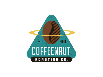 Coffeenaut branding coffee coffee bean logo roasting