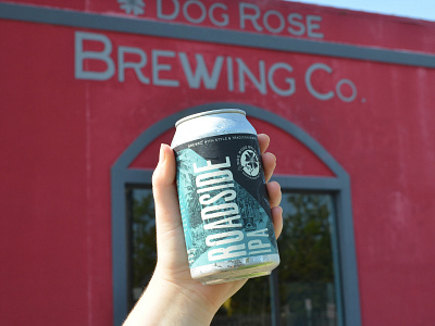 Dog Rose Brewing Cans beer packaging