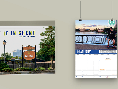 Get it in Ghent - 2021 GBA Calendar Design