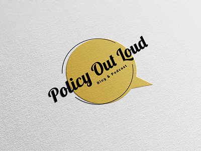 Policy Out Loud Blog & Podcast - Brand Design