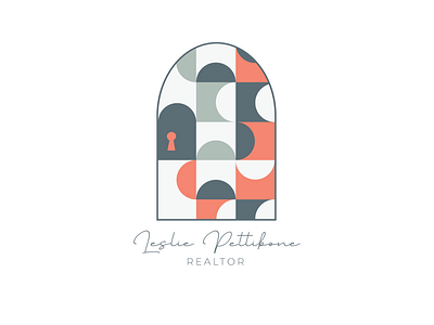 Leslie Pettibone, Realtor - Brand Design brand design branding graphic design interior design logo logo design midcentury modern real estate realtor