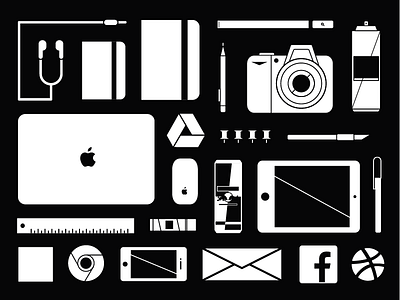 A Few Of My Favorite Things (Part 1) iconography illustration minimal vector