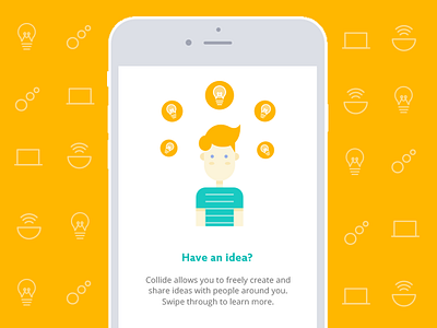 Collide Onboarding Icon 1 app app onboarding icon icon design ios oboarding ui