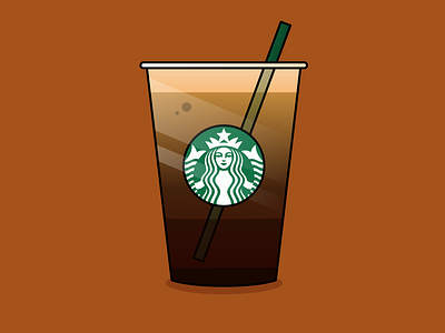 Starbucks Nitro Cold Brew adobe illustrator art coffee drink drinks illustration vector vector art