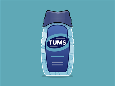 TUMS art brand branding design illustration old old fart tums vector