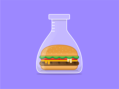 Impossible Whopper art burger burger king daily design icon iconography illustration impossible burger vector