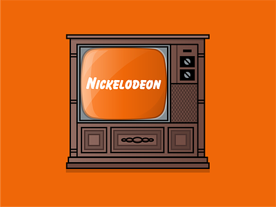 Nickelodeon art brand branding design icon iconography illustration nickelodeon nostalgia nostalgic vector
