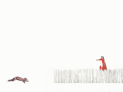 Fox and Squirrel / Friends or foes?